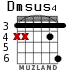 Dmsus4 para guitarra - versión 2
