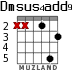 Dmsus4add9 para guitarra - versión 2