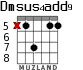 Dmsus4add9 para guitarra - versión 4