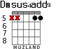 Dmsus4add9 para guitarra - versión 1