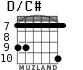 D/C# para guitarra - versión 5