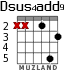 Dsus4add9 para guitarra - versión 2