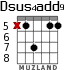 Dsus4add9 para guitarra - versión 4