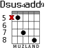 Dsus4add9 para guitarra - versión 5