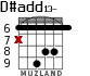 D#add13- para guitarra - versión 4