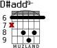 D#add9- para guitarra - versión 3