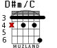 D#m/C para guitarra - versión 2