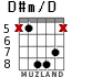 D#m/D para guitarra - versión 2