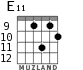 E11 para guitarra - versión 6