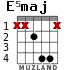 E5maj para guitarra - versión 2
