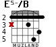 E5-/B para guitarra - versión 3