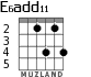 E6add11 para guitarra - versión 2