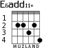 E6add11+ para guitarra - versión 2