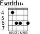 E6add11+ para guitarra - versión 4