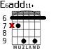 E6add11+ para guitarra - versión 5