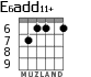 E6add11+ para guitarra - versión 6