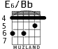 E6/Bb para guitarra - versión 3