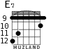 E7 para guitarra - versión 8