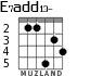E7add13- para guitarra - versión 4