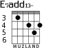 E7add13- para guitarra - versión 5