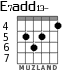 E7add13- para guitarra - versión 7