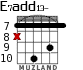 E7add13- para guitarra - versión 10