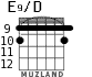 E9/D para guitarra - versión 3