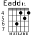 Eadd11 para guitarra - versión 5