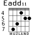 Eadd11 para guitarra - versión 7
