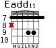 Eadd11 para guitarra - versión 8