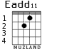 Eadd11 para guitarra - versión 1