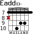 Eadd13- para guitarra - versión 7