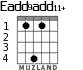 Eadd9add11+ para guitarra - versión 2