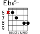 Eb65- para guitarra - versión 5