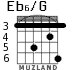 Eb6/G para guitarra - versión 2