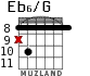 Eb6/G para guitarra - versión 5