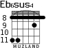 Eb6sus4 para guitarra - versión 3