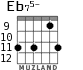 Eb75- para guitarra - versión 5