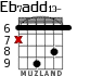 Eb7add13- para guitarra - versión 3