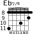 Eb7/9 para guitarra - versión 4