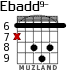 Ebadd9- para guitarra - versión 3