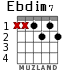 Ebdim7 para guitarra - versión 1