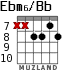 Ebm6/Bb para guitarra - versión 4