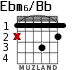 Ebm6/Bb para guitarra - versión 1