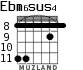 Ebm6sus4 para guitarra - versión 3
