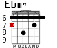 Ebm7 para guitarra - versión 3