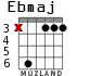 Ebmaj para guitarra - versión 2