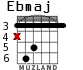 Ebmaj para guitarra - versión 3