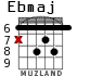 Ebmaj para guitarra - versión 5