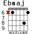 Ebmaj para guitarra - versión 6